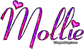 mollie name purple pink glitter gif names graphic